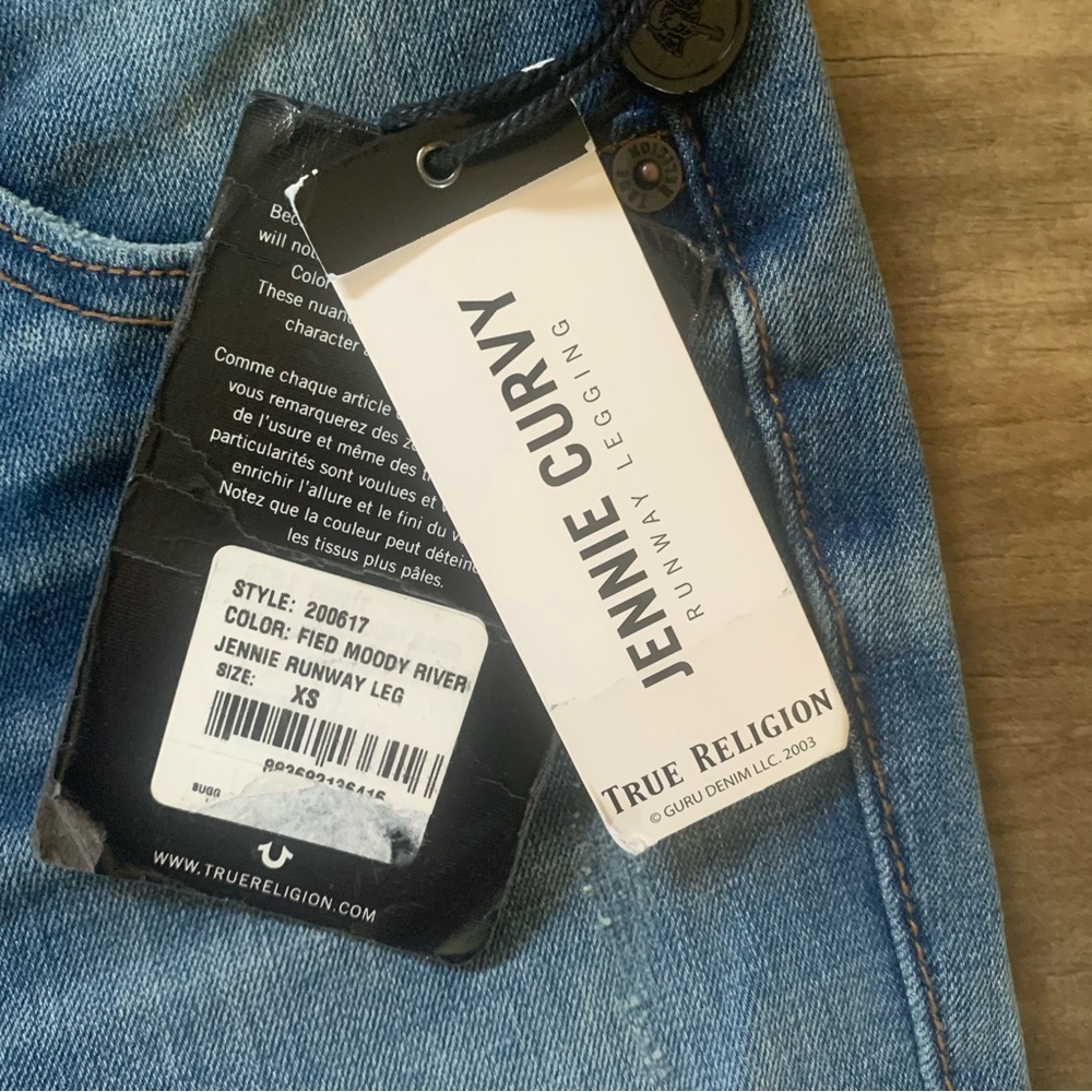 True Religion pull on jeggings Jenny Curvy - Picture 7 of 11